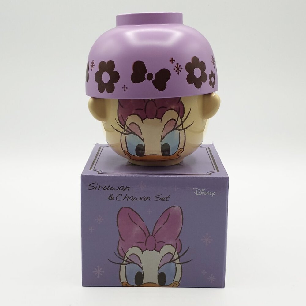 Disney / Soup Bowl & Tea Bowl Set Mini / Crayon Touch Daisy New from Japan